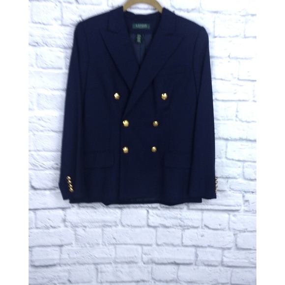 Ralph Lauren Jackets & Blazers - Ralph Lauren Navy Cropped Blazer Jacket